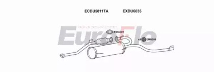 Система выпуска ОГ EuroFlo DUHIJ13 7001B